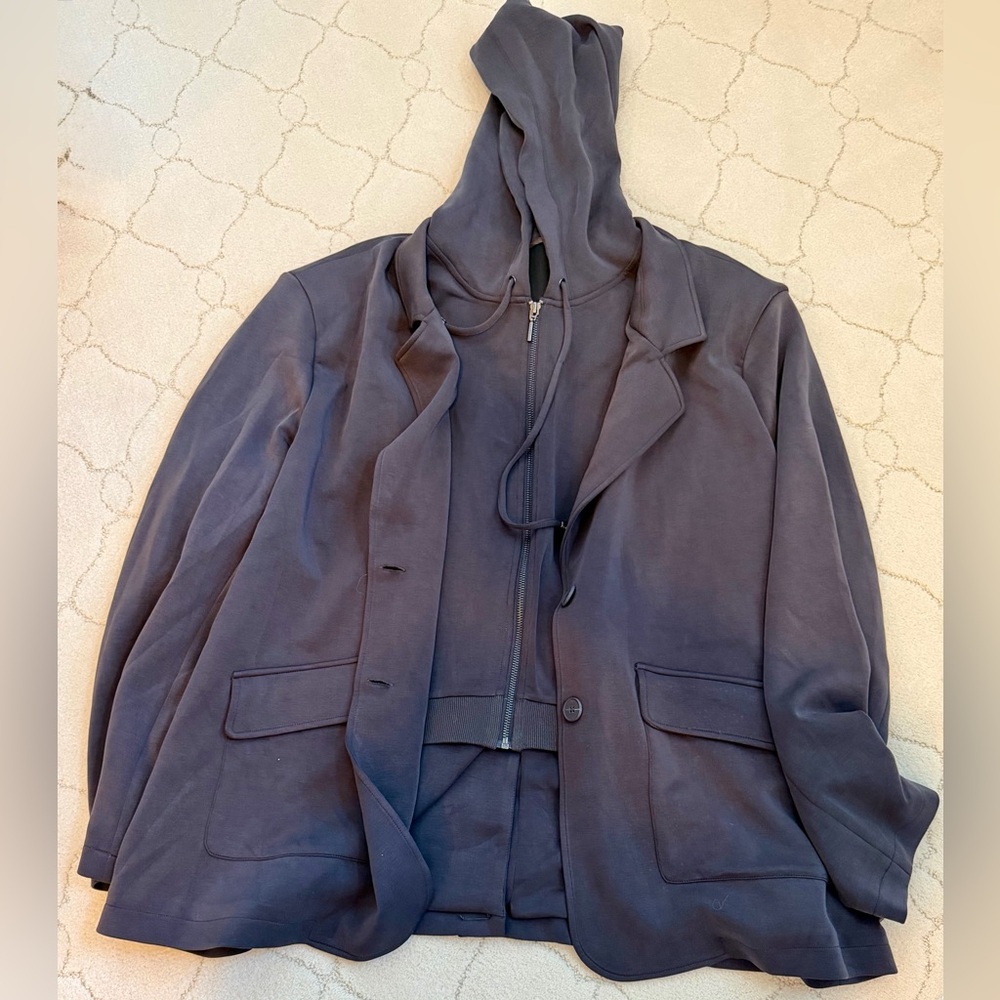 TA3 Swuity Convertible Blazer Graphite NWT Size 2X